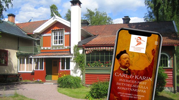 Märkvärdig app får jorden att snurra runt Carl Larsson-gården