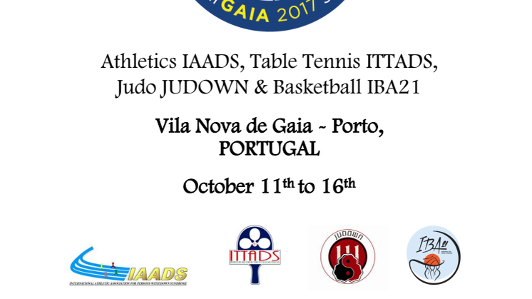 2017 SU-DS International Championships for Athletes with Down Syndrome