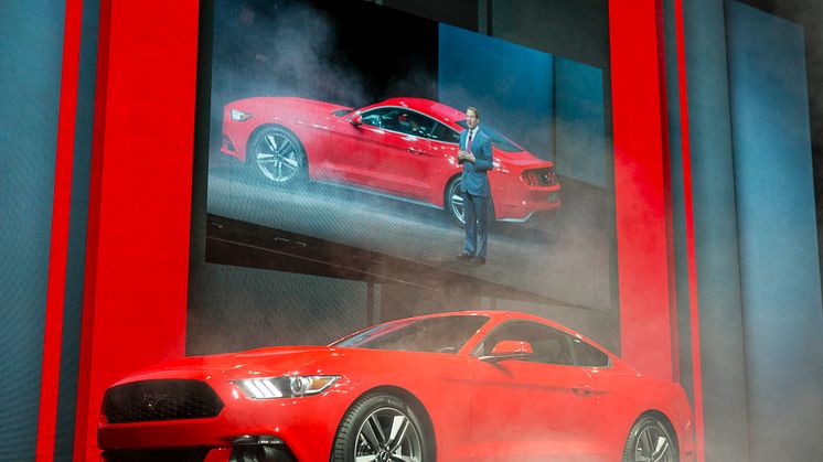 Nye Ford Mustang lanseres i Europa i 2015.