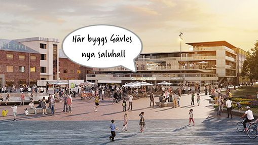 Gavlegårdarna bygger saluhall i Godisfabriken - Diléns flyttar in