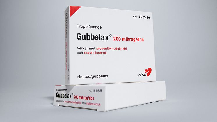 RFSU lanserar nya preventivmedlet Gubbelax