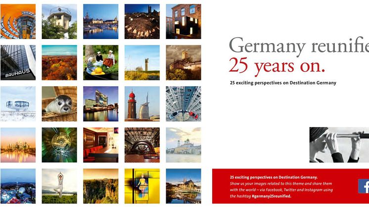 ​DZT marknadsför “Germany reunified“ online