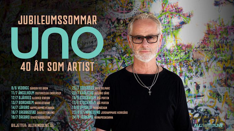 Uno Svenningsson åker ut på en efterlängtad sommarturné med ny musik i bagaget
