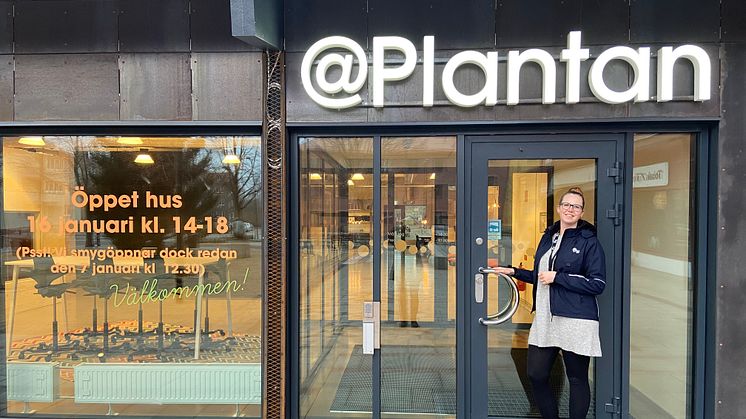 Marie Bernhold, koordinator på @Plantan hälsar välkommen.