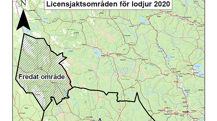 I dessa tre delområden får totalt 15 lodjur fällas, varav högst sju honor på över 14 kg.