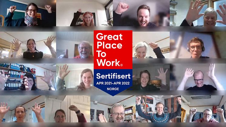 FORUT sertifisert som Great Place to Work