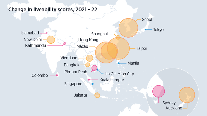 Hong Kong drops 19 places in latest liveability rankings