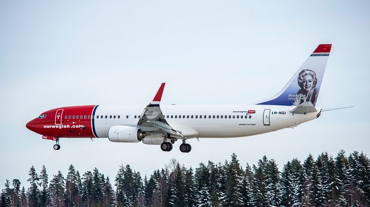 Boeing 737-800. Foto: Hans Olav Nyborg