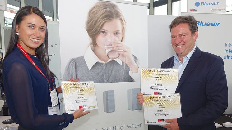Bluewater Spirit Water Purifier Wins Prestigious International Innovation And Design Award At Europe’s Biggest Tech Show, IFA Berlin 2015 