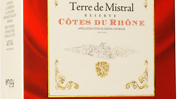 Terre de Mistral Reserve ny ekologisk Côtes du Rhône-box på Systembolaget 