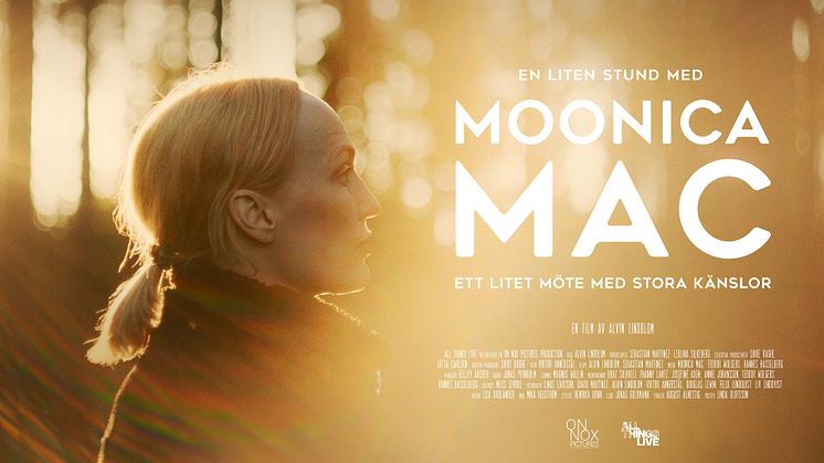 Konserten “En liten stund med Moonica Mac” blir film – biopremiär 14 december