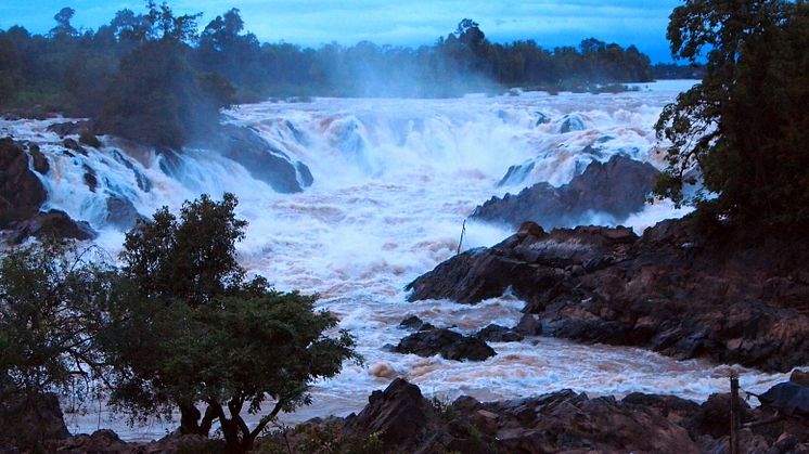 Khone Falls in Lao PDR.