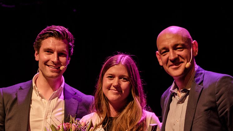 Sofie Allert, grundaren av Swedish Algae Factory, korad till Årets Unga Entreprenör Väst 2017