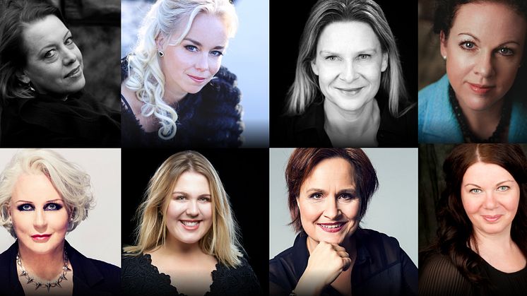 Nina Stemme, Elisabeth Strid, Annalena Persson, Matilda Paulsson, Iréne Theorin, Christina Nilsson, , Katarina Dalayman, AnnLouice Lögdlund
