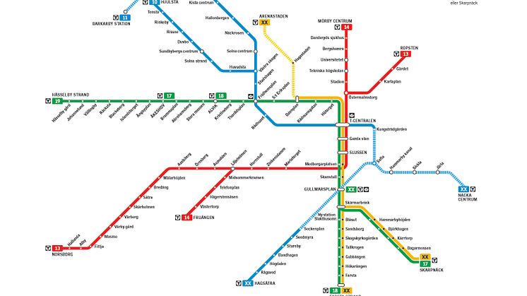 Tunnelbaneutbyggnad får högsta betyg i hållbarhet