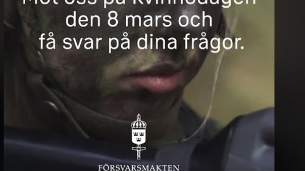 Försvarsmakten uppmärksammar kvinnor på kvinnodagen