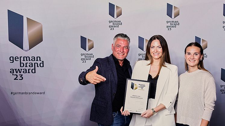 German Brand Award 2023: ALLPLAN receives prestigious Marketing Award for Website Relaunch