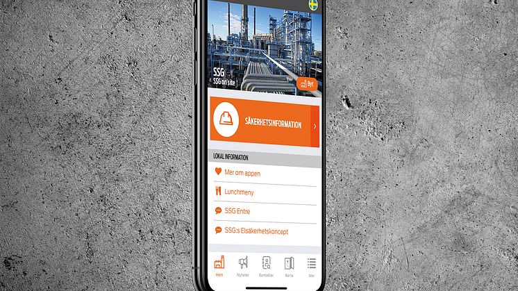 ​I samband med SSG Säkerhetskonferens 20 mars lanseras säkerhetsappen SSG On site.