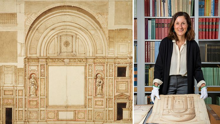 Francesco da Volterra, Santa Pudenziana, Cappella Caetani, 1591. Anna Bortolozzi, docent i konstvetenskap vid Stockholms universitet. Foto: Cecilia Heisser/Nationalmuseum.