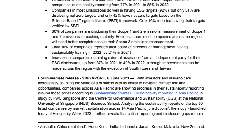 Sustainability Counts II - press release (PDF)