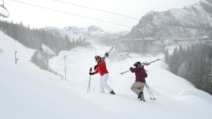 Trysil och Hemsedal öppnar för skidåkning redan nu till helgen