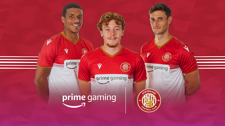Amazon’s Prime Gaming Signs Two-Year Shirt Sponsorship with Stevenage FC