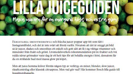 Lilla juiceguiden