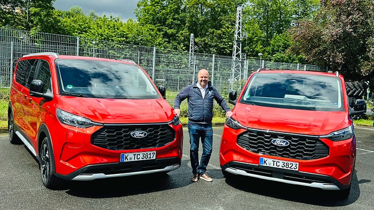 Salgssjef for nyttekjøretøy i Ford Motor Norge, Espen Markussen og nye Tourneo Custom Active