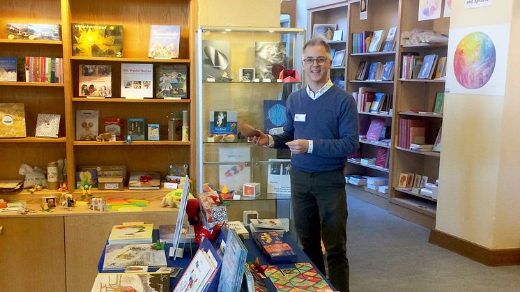 Claude Million, new co-managing director of the Goetheanum bookstore (Photo: Sebastian Jüngel)