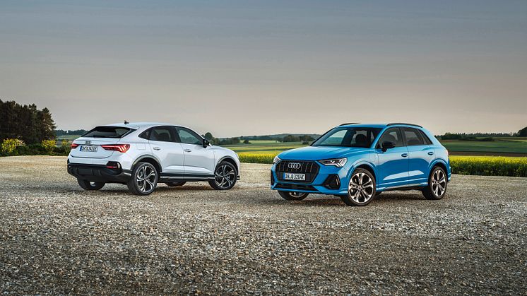 Audi laddar med fler hybrider. Säljstart för Q3 TFSI e och Q3 Sportback TFSI e