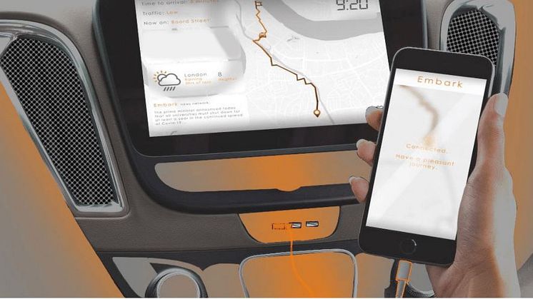 Az ‘Embark’ alapötlete egy taxiszolgáltatás, ami egy külön erre fejlesztett alkalmazással és elektromos hajtású, önvezető autókból álló járműflottával működik.