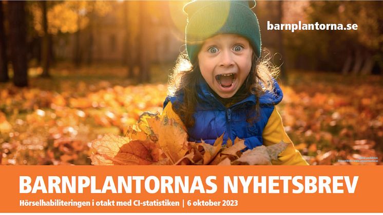 BARNPLANTORNAS NYHETSBREV oktober 2023