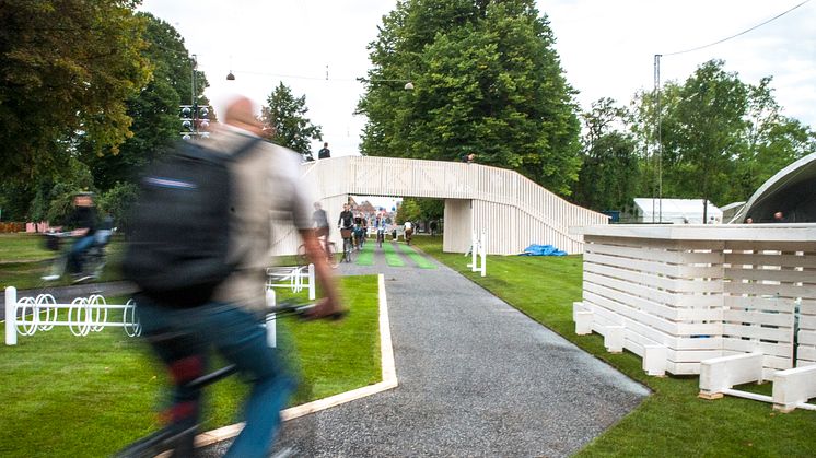 Oplev Aarhus Festuge på cykel og til fods/Arkitema designer sammen med Aarhus Festuge årets bypark