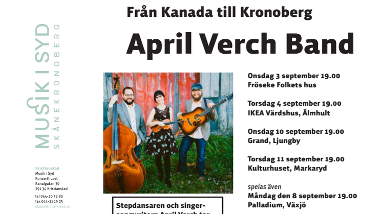 Musikriket presenterar: April Verch Band