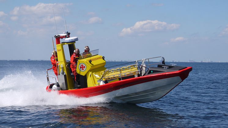 Tetra Laval har donerat ny räddningsbåt till Sjöräddningssällskapet