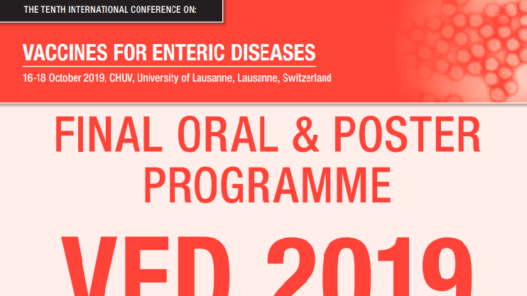 The successful immunogenicity and safety results of ETVAX® are presented at Vaccines for Enteric Diseases (VED) Oct 16-18 in Lausanne, Switzerland