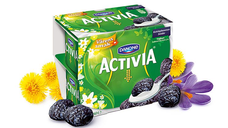 Nu har goda Activia blivit ännu godare: Välkommen Activia Katrinplommon!