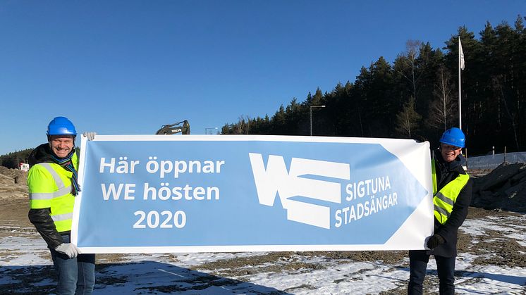Jonas Eriksson och Niklas Wikegård öppnar träningsanläggning i Sigtuna stadsängar