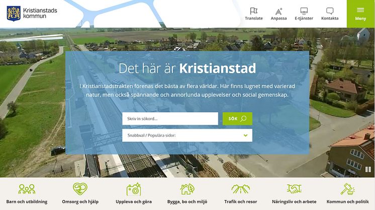 Kommunen lanserar ny webbplats