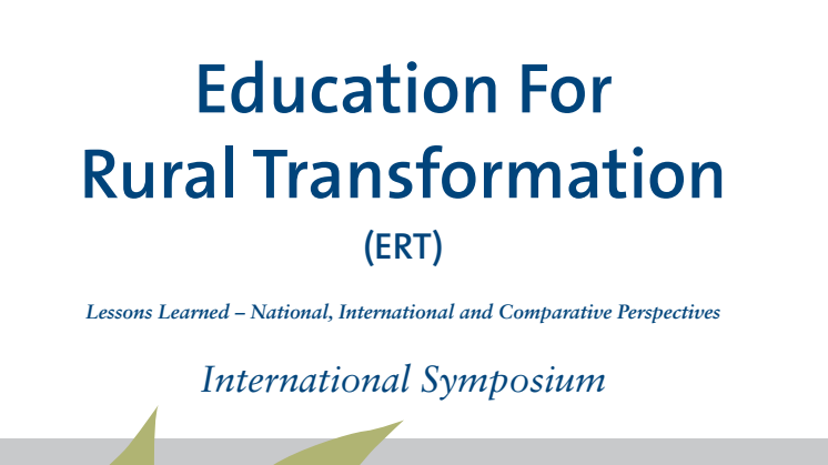 Internationell konferens: Utbildning lyfter landsbygd 