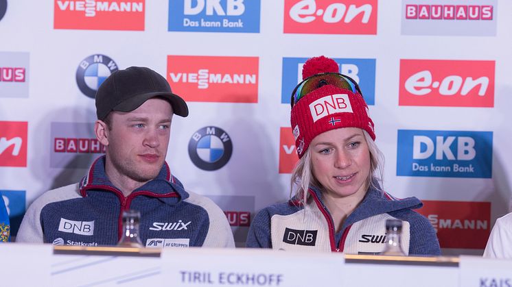 Tarjei og Tiril fra VM i Oslo i 2016. Foto: NordicFocus
