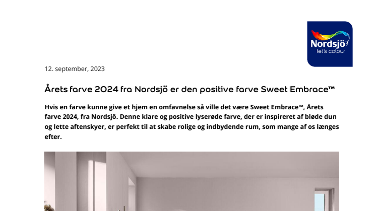 Årets farve 2024 fra Nordsjö er den positive Sweet Embrace™_DK.pdf