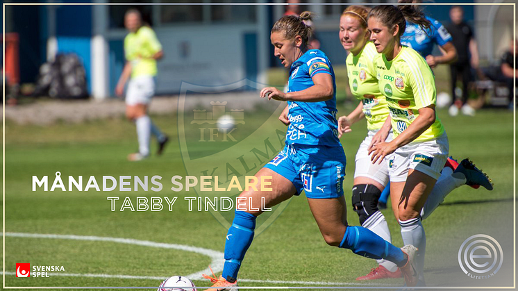 Tabby Tindell Månadens Spelare i Elitettan