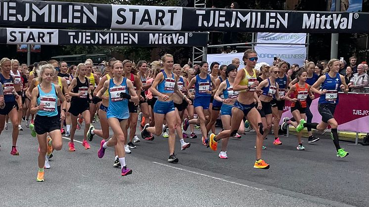 Första start på Tjejmilen 2023