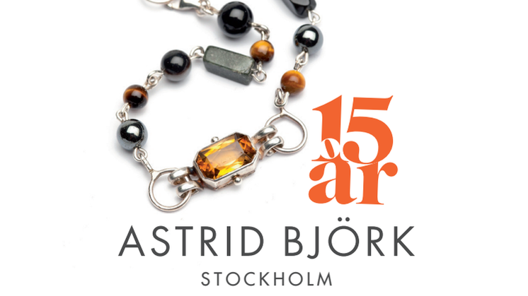 Astrid Björk Stockholm - smyckesdesigner som 15-årsjubilerar