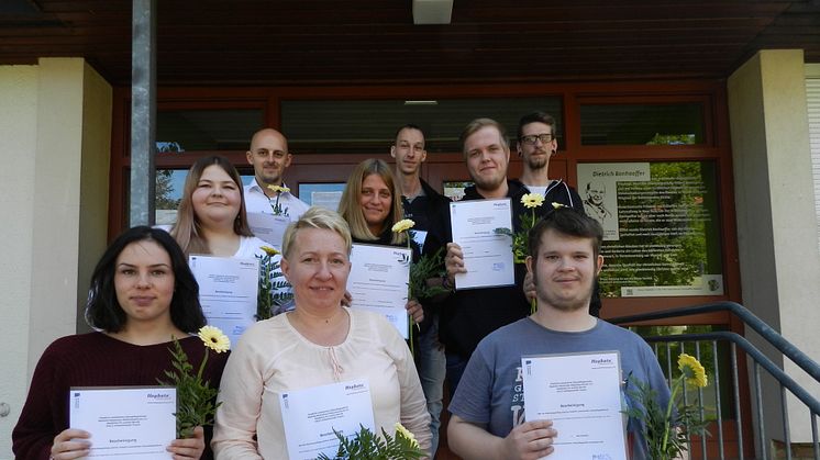 Wir gratulieren: Marta Buchowicz (Neukirchen), Melina Dönges (Schwalmstadt), Anna-Lena Haust (Schwalmstadt), Andre Hommel (Borken), Fabian Kitz (Schwalmstadt), Stefan Morasch (Schwalmstadt), Marcel Säger (Frielendorf), Miriam Wettlaufer (Frielendorf)