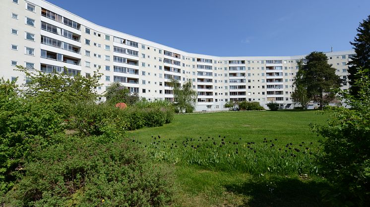 Botkyrkabyggens hus på Harbrovägen 4-18, Tumba