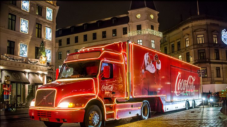 Coca-Cola Joulurekka aloittaa historiansa ensimmäisen Suomen-kiertueen 8.12.2018 Helsingistä.