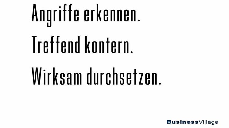 contra! Angriffe erkennen. Treffend kontern. Wirksam durchsetzen.