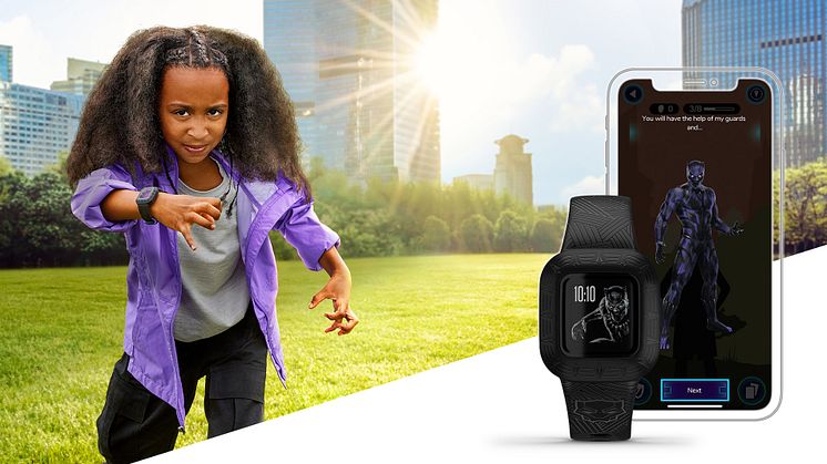 Die neue vívofit jr. 3 Black Panther Special Edition motiviert Kinder zu mehr Bewegung und einem aktiven Lebensstil. 